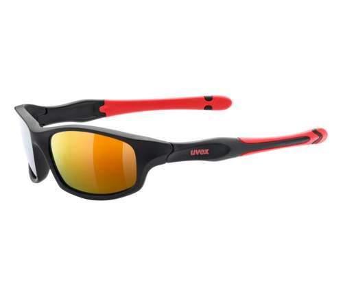 Uvex Sportstyle 507 dětské brýle black mat red