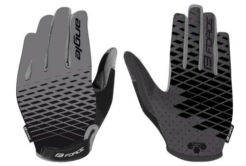 Force Angle MTB rukavice šedo/černá vel. S