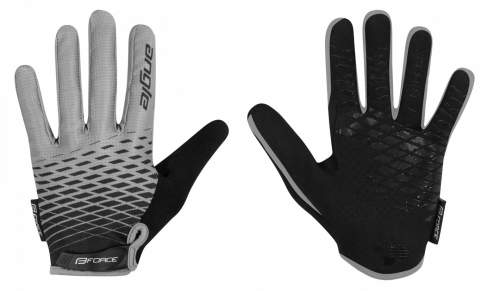 Force Angle MTB rukavice šedo/černá vel. XXL