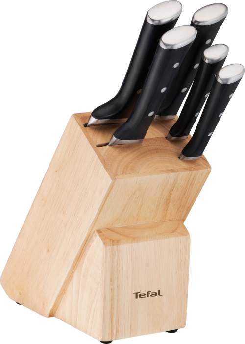 Tefal ICE FORCE sada nožů 5 ks + dřevěný blok K232S574 (K232S574)