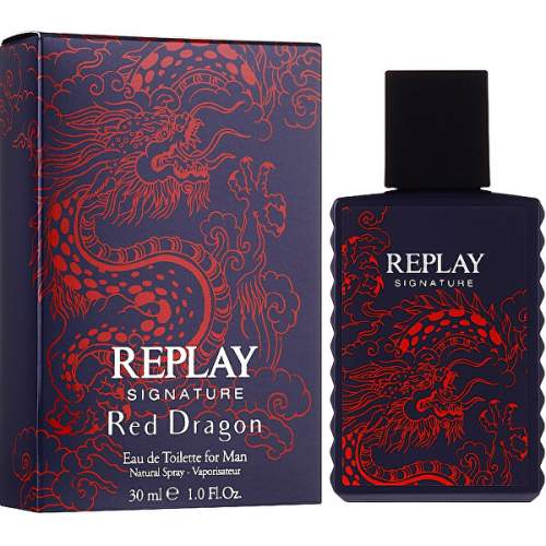 Replay Signature Red Dragon Man  EDT 30 ml