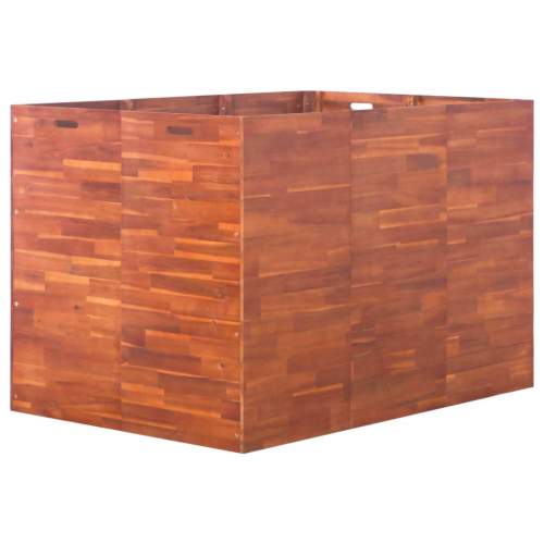SHUMEE Vyvýšený záhon akáciové dřevo 150 x 100 x 100 cm (44023)