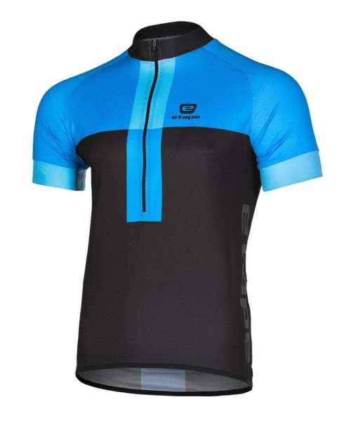 Face cyklistický dres černá-modrá Velikost oblečení: XXL