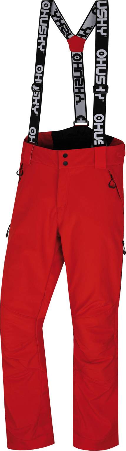 Pánské lyžařské kalhoty HUSKY Galti M červená Velikost: XL
