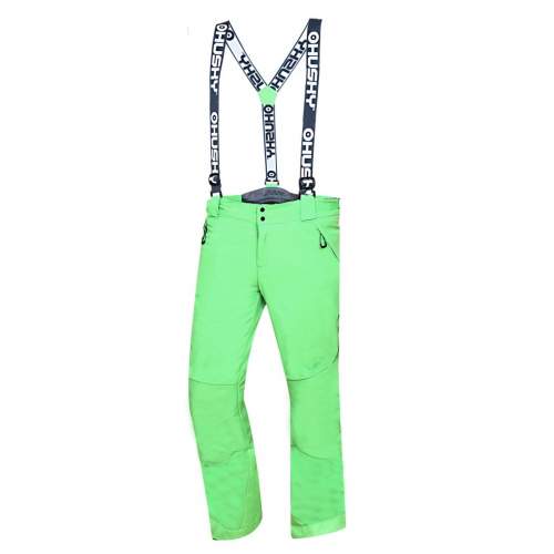 Pánské lyžařské kalhoty HUSKY Galti M sv. zelená Velikost: XL