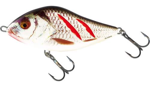 Salmo wobler slider sinking wounded real grey shiner-10 cm