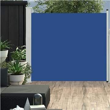Vida Zatahovací boční markýza/zástěna na terasu 170 x 300 cm modrá (48366)