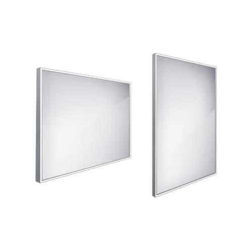 13000 - LED zrcadlo 90X70 cm, s rámečkem
