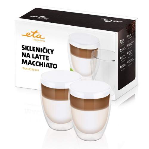 ETA Skleničky na latte macchiato 4181