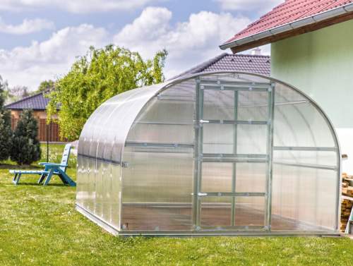 Gutta Zahradní skleník z polykarbonátu Gardentec Classic Rozměr: 8 x 3 m, Varianta: Gardentec Classic