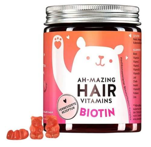 Bears With Benefits Ah-mazing vitaminy pro zdravé vlasy s biotinem