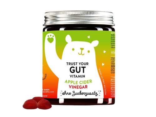 Bears With Benefits Trust your gut Vitaminy pro lepší zažívání & detox bez cukru 60 ks