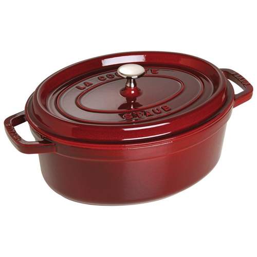 Staub Cocotte hrnec oválný 31 cm/5,5l grenadina