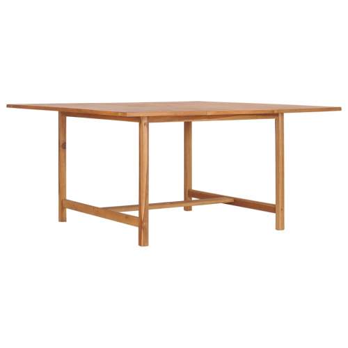 VIDA Zahradní stůl 150 x 150 x 76 cm masivní teakové dřevo