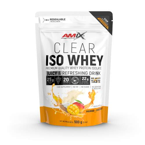 AMIX Clear Iso Whey , 500g, Mango-Coconut