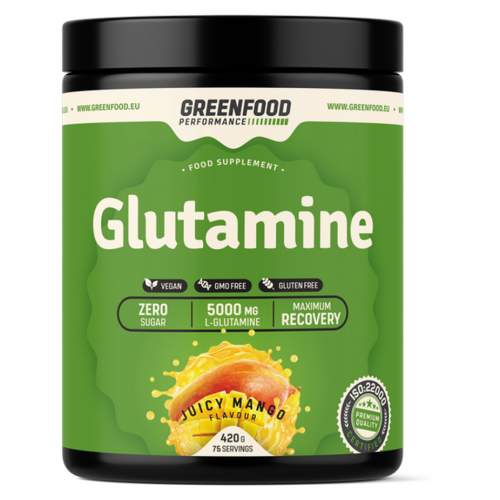 GreenFood Performance Glutamine 420 g Mango