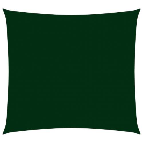 VIDA Stínící plachta oxfordská látka čtvercová 5 x 5 m tmavě zelená