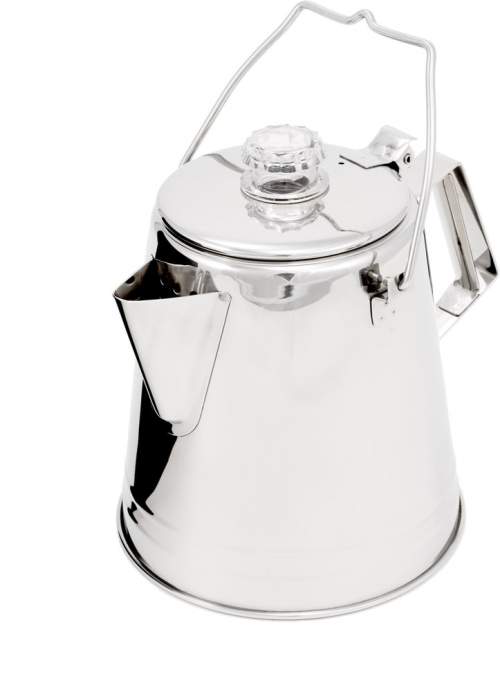 GSI Outdoors Glacier Stainless Handle Percolator