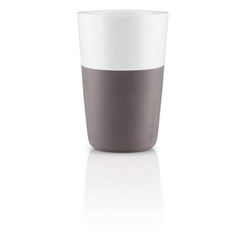EVA SOLO Termohrnky na café latte 360 ml 2 kusy šedé