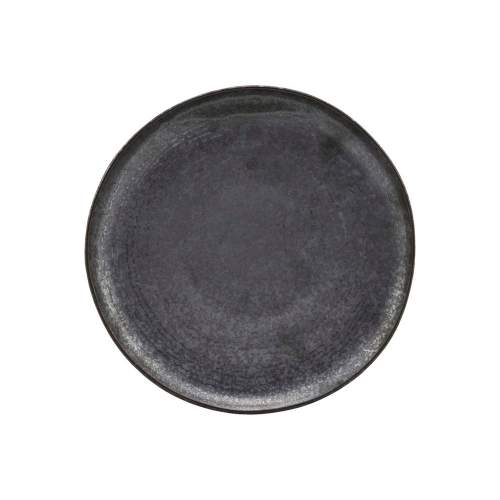 House Doctor Dezertní talíř PION 21,5 cm černo hnědý 4 ks