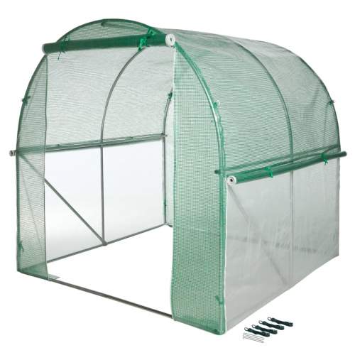 Shumee Nature Tunelový skleník 200 x 200 x 200 cm 4 m2 (428497)