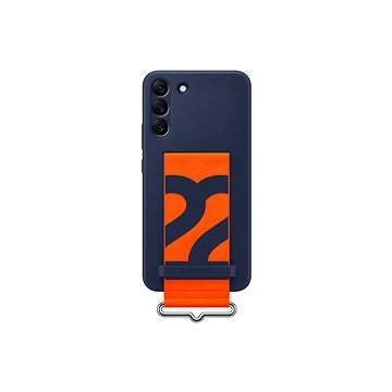 Samsung Silicone Cover with Strap S22+, Navy