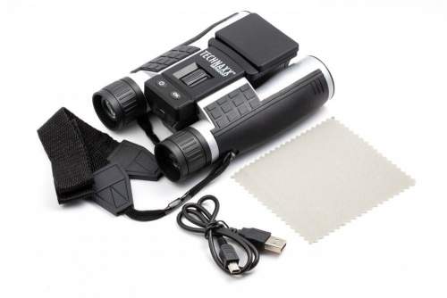 Technaxx Dalekohled FullHD kamera s displejem, 4× zoom,černá