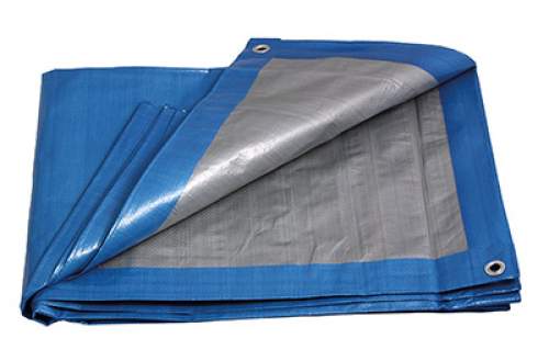 LEVIOR Plachta zakrývací PE s oky PROFI, rozměr 10 x 15m, 140g/m, modrá