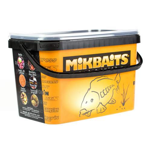 Mikbaits Boilies Krvavý Huňáček Jahoda Exclusive