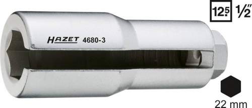 HAZET Hlavice - klíč na lambda sondy 22 mm, čtyřhran 1/2", extra dlouhá 110 mm