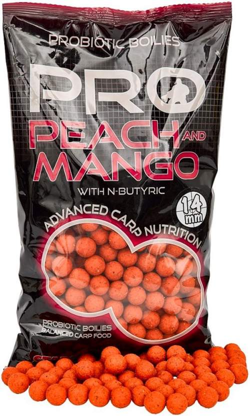 Starbaits Boilie Probiotic Peach & Mango  14mm 1kg