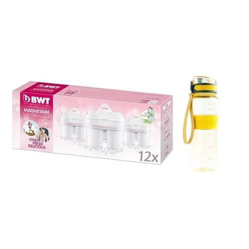 BWT Náhradní filtry 12 ks s dárkem  sportovní láhev 600 ml