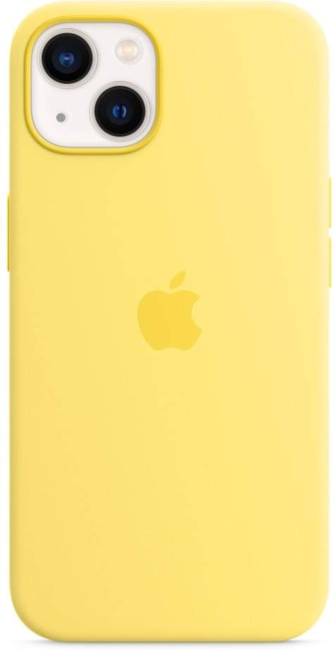 Apple silikonový kryt s MagSafe na iPhone 13 citrosově žlutý