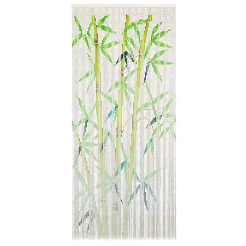 Shumee Dveřní závěs proti hmyzu bambus 90 x 200 cm (45735)
