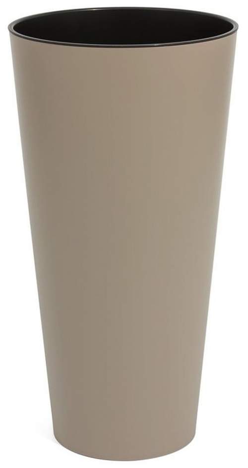 PROSPERPLAST Květináč TUBUS SLIM 40 cm, 35/64l, mocca DTUS400