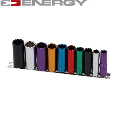 Energy Sada nástrčných klíčů - 6 hranné - 3/8" 10ks  NE00287