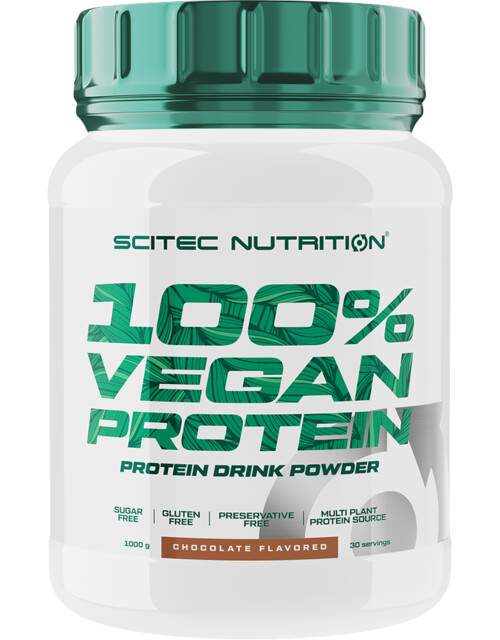 Scitec Nutrition 100% Vegan Protein 1000 g, lískový-vlašský ořech