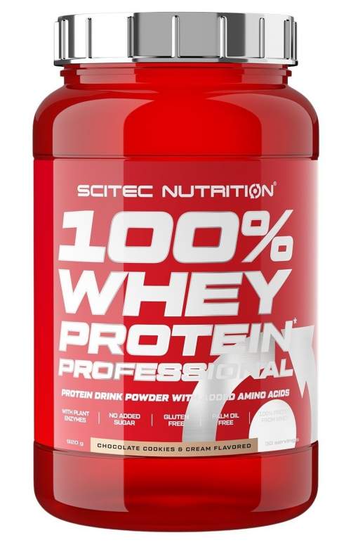 Scitec Nutrition Scitec 100% Whey Protein Professional 920 g - čokoláda/cookies & cream