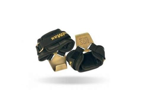 MADMAX háky Metallic lat hooks kožené - MFA 333