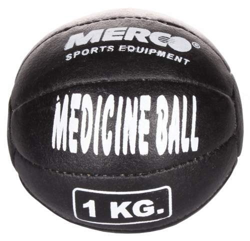 Merco Black Leather kožený medicinální míč