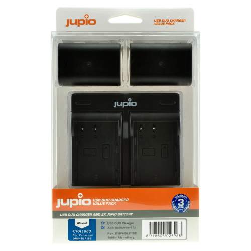 Jupio Set 2x DMW-BLF19E 1860mAh + USB duální nabíječka