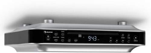 Auna KRCD-100 BT kuchyňské rádio na zabudování, CD, MP3, rádio, černá barva (RM10-KR-CD100BT BK)