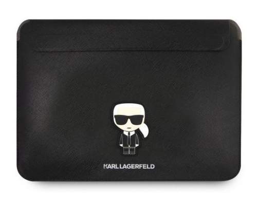 Karl Lagerfeld Saffiano Ikonik Computer Sleeve 13/14" Black