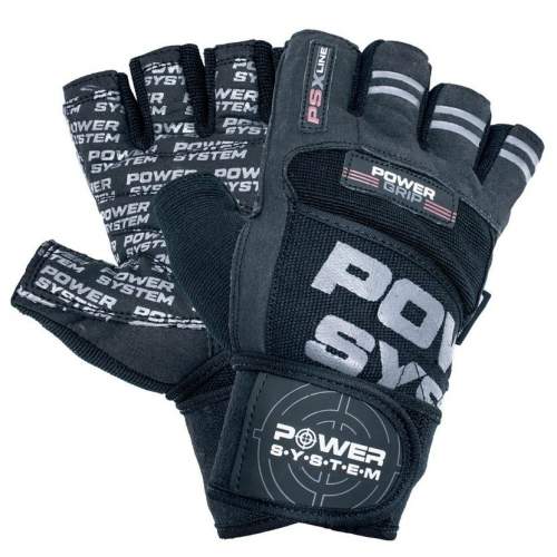 Power System Fitness rukavice POWER GRIP černá  XL