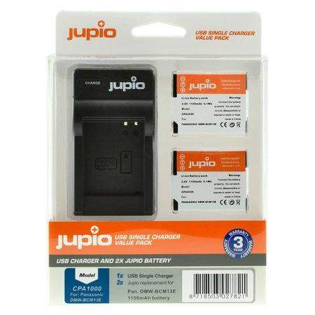 Jupio Set 2x DMW-BCM13E 1150mAh + USB nabíječka