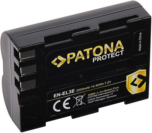 PATONA baterie pro foto Nikon EN-EL3e 2000mAh Li-Ion Protect - PT12265
