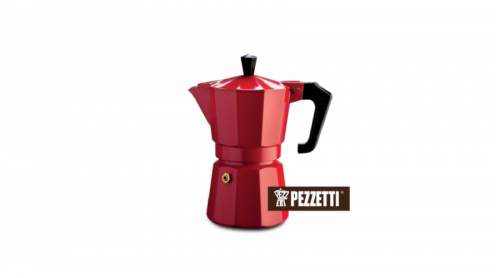 Pezzetti ItalExpress pro 3 šálky, červená (PZ43033CV)