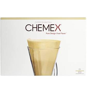 Chemex Papírový filtr na 1-3 šálky, natur 100 ks