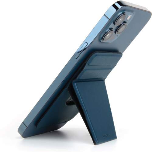 Pouzdro UNIQ LYFT MagSafe stojánek se sloty pro platební kartu modré