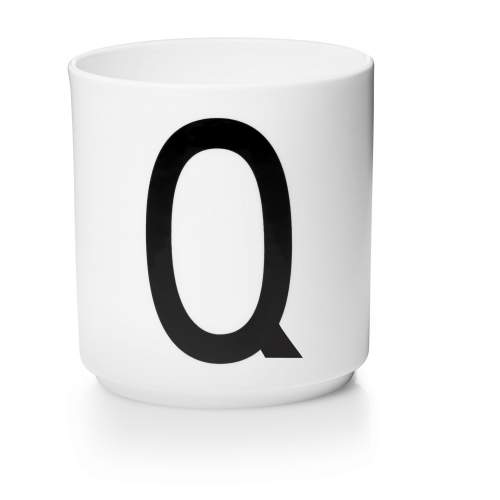 Bílý porcelánový hrnek Design Letters Personal Q